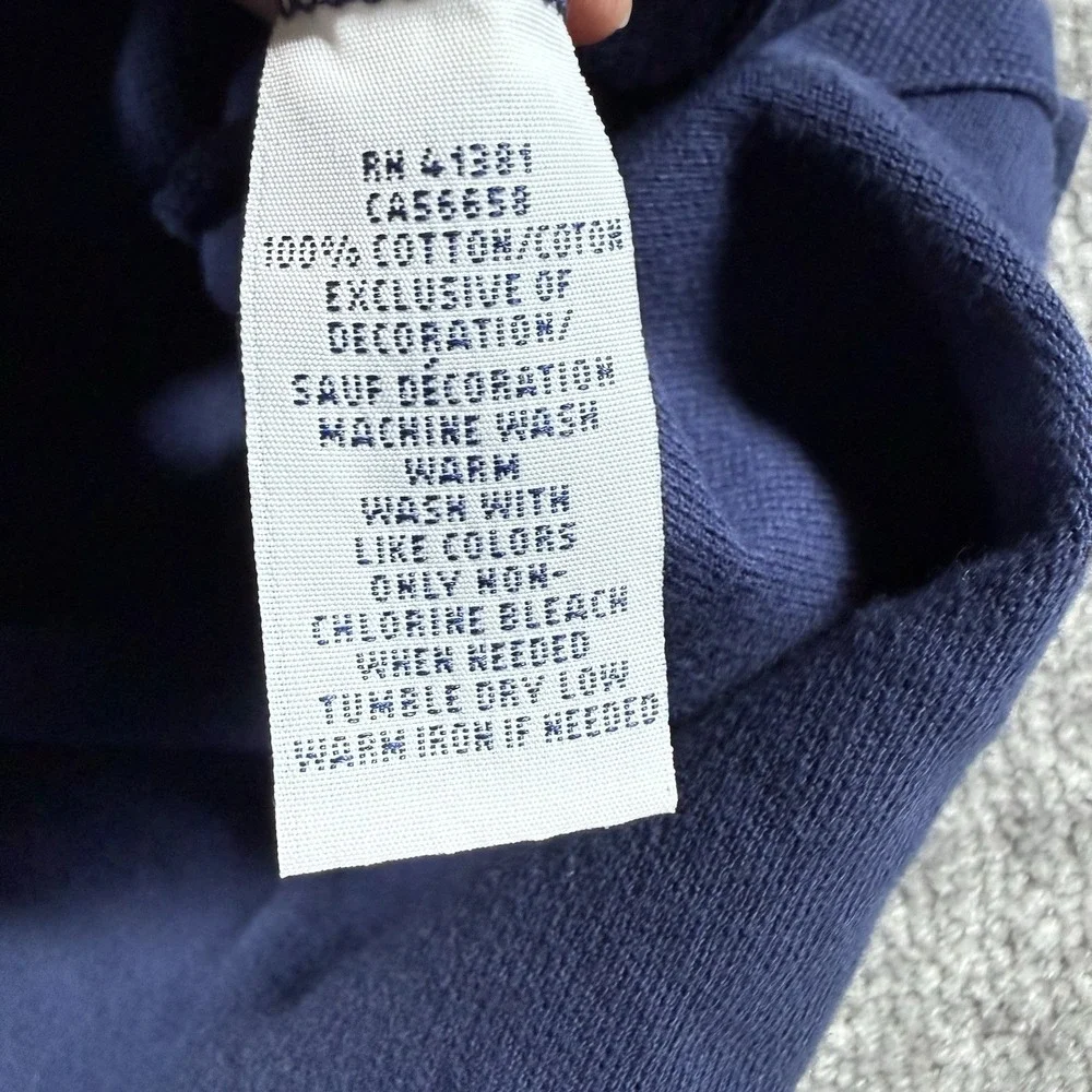 Polo Ralph Lauren Shirt Men's Medium Blue Short Sleeve Custom Fit Preppy College